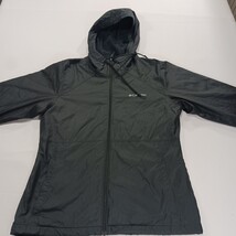 Columbia XL0660 Women's Black Drawstring Hoodie Full Zip Jacket Size Small  image 14