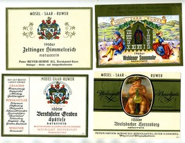 Mosel Saar Ruwer Wine Labels  1960&#39;s - £14.16 GBP