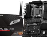MSI PRO B650-S WiFi ProSeries Motherboard (Supports AMD Ryzen 7000 Serie... - $246.59