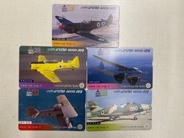 Lote de 5 Telecards Israel Aircraft’s - $132.38 MXN
