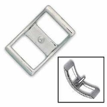 Tandy Leather Conway Buckle 3/4&quot; (19 mm) Nickel Plate 1535-00 - $0.99