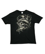 STEAMPUNK SKELETON WITH TOP HAT T SHIRT 100% soft cotton fitted tee  voo... - £9.76 GBP