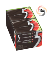 Full Box 10x Packs | 5 Gum Watermelon Prism Sugar Free Gum | 15 Sticks P... - $38.88 CAD