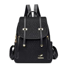  Designer High Quality Leather Women&#39;s Backpack Fashion Solid Color Design Ladie - £147.63 GBP