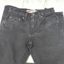 Boys Levi’s  511 Slim Stretch Fit Jeans  Sz 8 Reg. 24 x 22 Black - $8.90