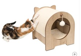 Catit Cat Scratcher Tree Minou Vesper Memory Foam Soft Stylish Hiding Place - $88.99