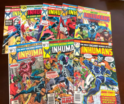 Marvel Comic Books  “INHUMANS”  #2, 4, 5, 7, 8, 9, 10, 11  Bronze Age Lo... - £40.36 GBP