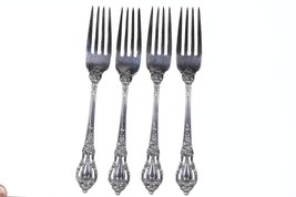 4 Lunt Eloquence Sterling Silver Forks 7 3/8&quot; - £232.15 GBP