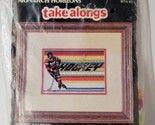 1981 Monarch Horizons Take Alongs Needlepoint Hockey Sampler 7&quot; x 5&quot; - £15.87 GBP