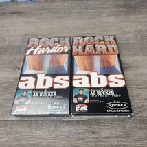 Rock Hard &amp; Harder Abs  Body by Jake workout VHS  Lot of 2 1999 - £7.47 GBP