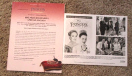 THE PRINCESS DIARIES DVD LAUNCH PRESS RELEASE JULIE ANDREWS GLOSSY 3 B&amp;W... - £6.42 GBP