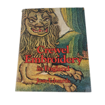 Crewel Embroidery in England Book Joan Edwards Art Textile History Hardcover VTG - £17.19 GBP
