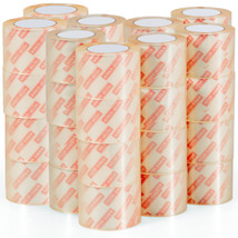 Costway 36 Rolls Clear Carton Shipping Packing Package Tape 3&quot;x55 Yards 165 ft - £72.18 GBP
