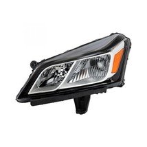 Headlight For 2013-17 Chevrolet Traverse Driver Side Black Chrome Housing Clear - £271.62 GBP