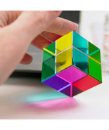 Scientific Color Experiment Toys Cube Prism for Home Décor and Optical E... - £8.14 GBP