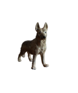 Vintage German Shepherd Dog Puppy Figurine Ceramic Porcelain Statue 6&quot;H - $514.83 MXN