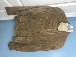 Tan Mens Leather Jacket - $147.26