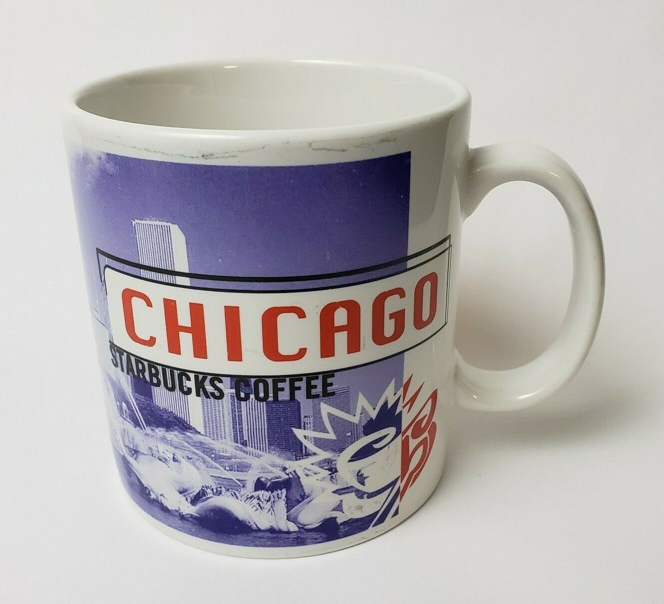Primary image for Starbucks Chicago Coffee Mug Cup 20oz Large 1999