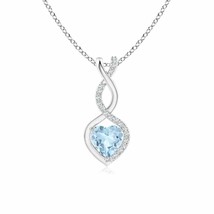 Authenticity Guarantee

5MM Aquamarine Infinity Heart Pendant Necklace with D... - £396.73 GBP