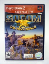 Socom: U.S. Navy Seals Authentic Sony PlayStation 2 PS2 Game Greatest Hits 2003 - £1.16 GBP