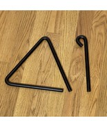 10&#39;&#39; Vintage Heavy Duty Triangle Dinner Bell w/Striker Rustic Barn - $17.99