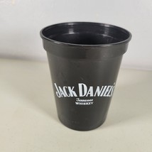 Jack Daniels Whiskey Plastic Cup Black Perfect for Parties and Outdoor E... - $8.76