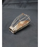 VINTAGE Industrial Wire Drop Light Bulb Cage Guard Steampunk Repurpose S... - €16,24 EUR