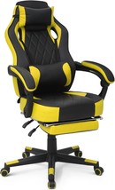 Monibloom Ergonomic Gaming Chair With Retractable Footrest &amp; Detachable,... - $177.93