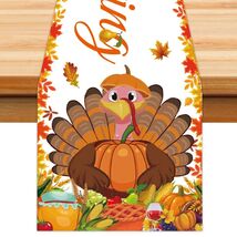 Happy Thanksgiving Turkey Table Runner Oxford 70.86x13.77in Pumpkin Maple - $56.93 MXN Happy Thanksgiving Turkey Table Runner Oxford 70.86x13.77in Pumpkin Maple - $56.93 MXN