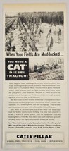 1955 Print Ad Caterpillar CAT Diesel Tractors Made in Peoria,Illinois - £12.39 GBP