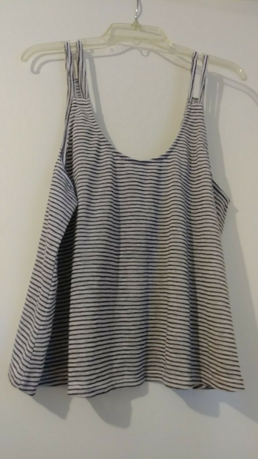 Primark Black/White stripes Sleeveless Soft Knit Tank Top 16 - $6.00