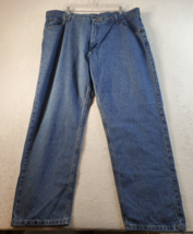 Wrangler Jeans Mens Size 42x30 Blue Denim 100% Cotton Pockets Belt Loops NWT - £12.59 GBP