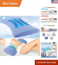 Cooling Gel Lumbar Support Pillow for Lower Back Pain - Memory Foam Relief - $39.00