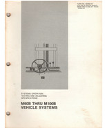 Cat M60B-M100B Vehicle Systems Test &amp; Adjust Specs Manual (SENB8157) {D1... - $17.81