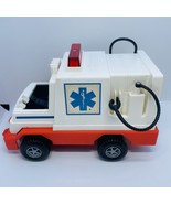 Vintage Fisher Price Ambulance 1982 #337 Made In USA - $28.74 CAD