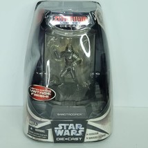 Star Wars Hasbro Die Cast Titanium Series VINTAGE FINISH SANDTROOPER NEW - $29.69