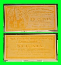 1948 First Dutch Reformed Church Schenectady New York 50 Cents - £31.06 GBP