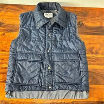 Vintage 80s Men's Blue Puffer Vest The Men's Store at Sears Size L - $23.76