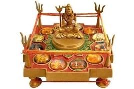 Sampoorna JyotirLingam Chowki 12 Imágenes de Shivling del templo del Señ... - £192.55 GBP