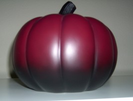 Grandin Road Halloween Burgundy Ombre Pumpkin Decor - $54.99