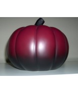 Grandin Road Halloween Burgundy Ombre Pumpkin Decor - $1,016.65 MXN