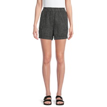 Time and Tru Women&#39;s Linen Blend Stripe Shorts Multicolor Size XXL (20) - $18.80
