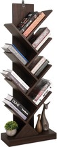 Tree Bookshelf, 8 Shelf Tree Bookcase, Space Saving Storage Rack For, /Tier - £102.52 GBP