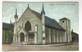 Christ Church St. Paul Minnesota Antique PC 1909 Posted MN Minn - £5.68 GBP