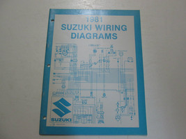 1981 Suzuki Motorcycle X Models Wiring Diagrams Manual 99923-81755 - £19.60 GBP
