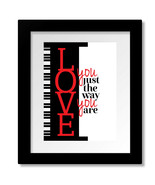 Just the Way You Are by Billy Joel - Love Song Lyric Art Print, Canvas o... - $25.61 CAD+