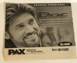 Doc Tv Guide Print Ad Billy Ray Cyrus Pax TPA14 - £4.66 GBP
