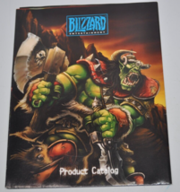 2000 Blizzard Product Catalog Warcraft III Poster  Battle.net Diablo Starcraft - £13.22 GBP