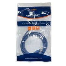 Intellinet Network Patch Cable, Cat5e, 3m, Blue, CCA, U/UTP, PVC, RJ45 - $3.60