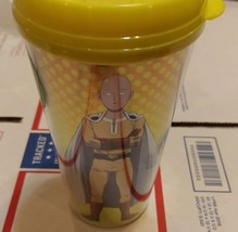 Loot Anime One Punch Man BPA Free Bottle Tumbler Travel Mug Loot Crate New - £11.21 GBP